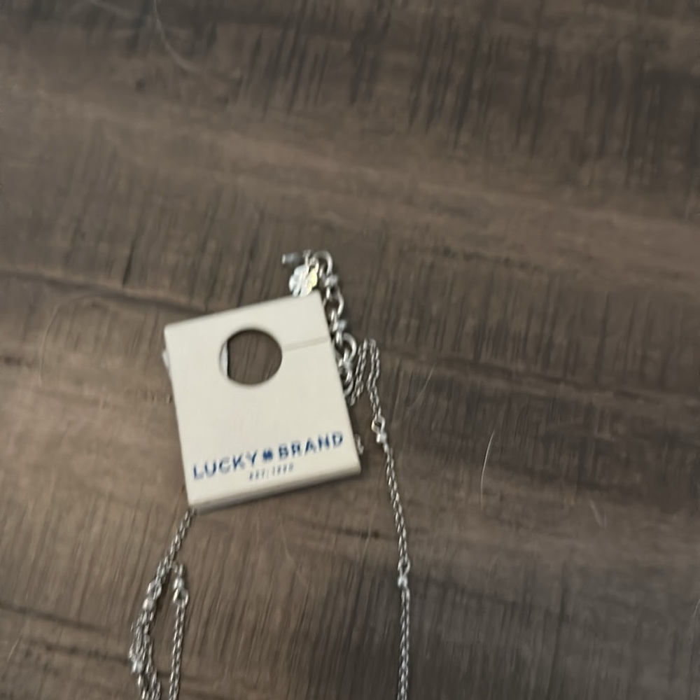 Lucky brand Elegant Silver and Gold Pendant Necklace - Picture 3 of 3